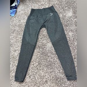 Grey gym shark leggings
